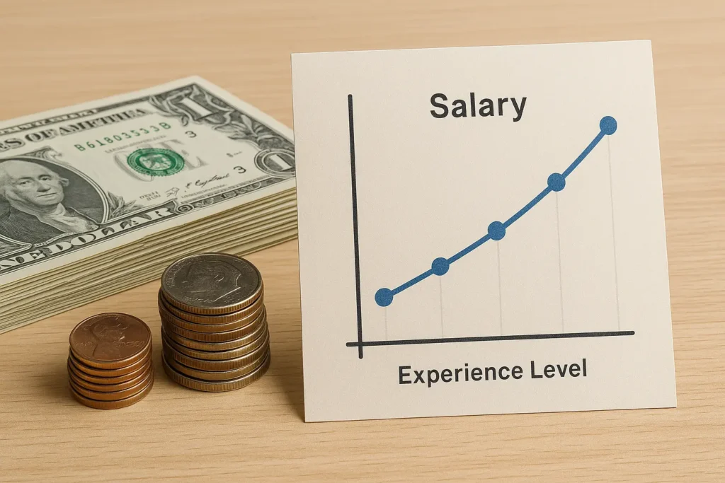 Teaching salaries abroad vary depending on experience level in different countries.
