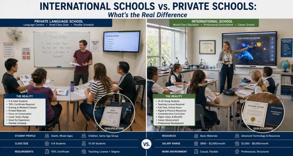 International Schools vs. Private Schools: What's the Real Difference